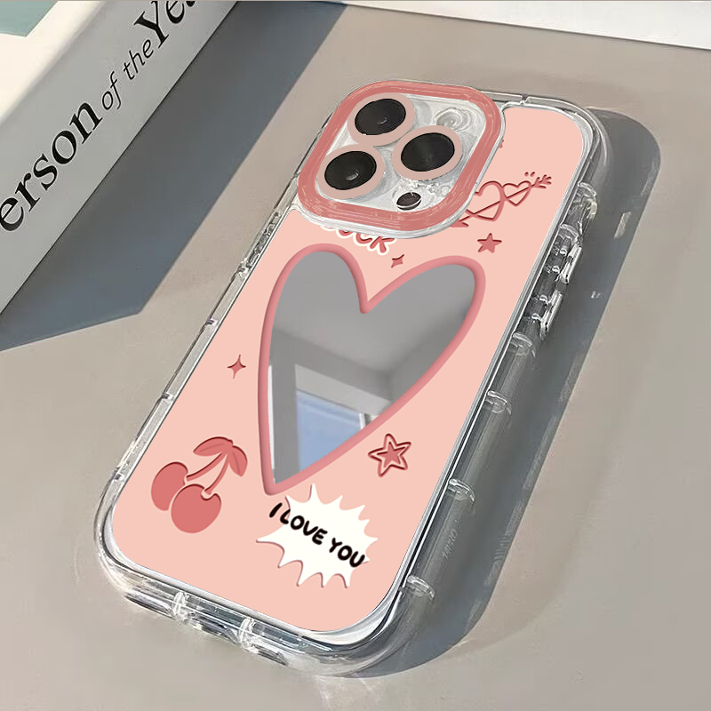 Phone Cases Cool Girl - Custodia per telefono con specchio e