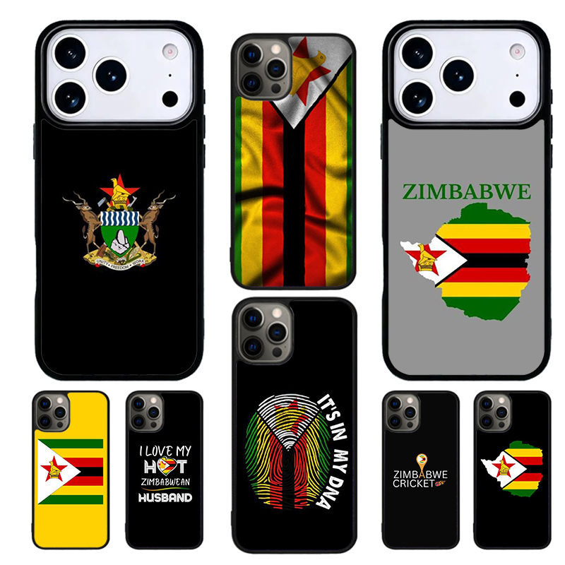Phone Cases Zimbabwe - Cover Morbida con Motivo Bandiera dello