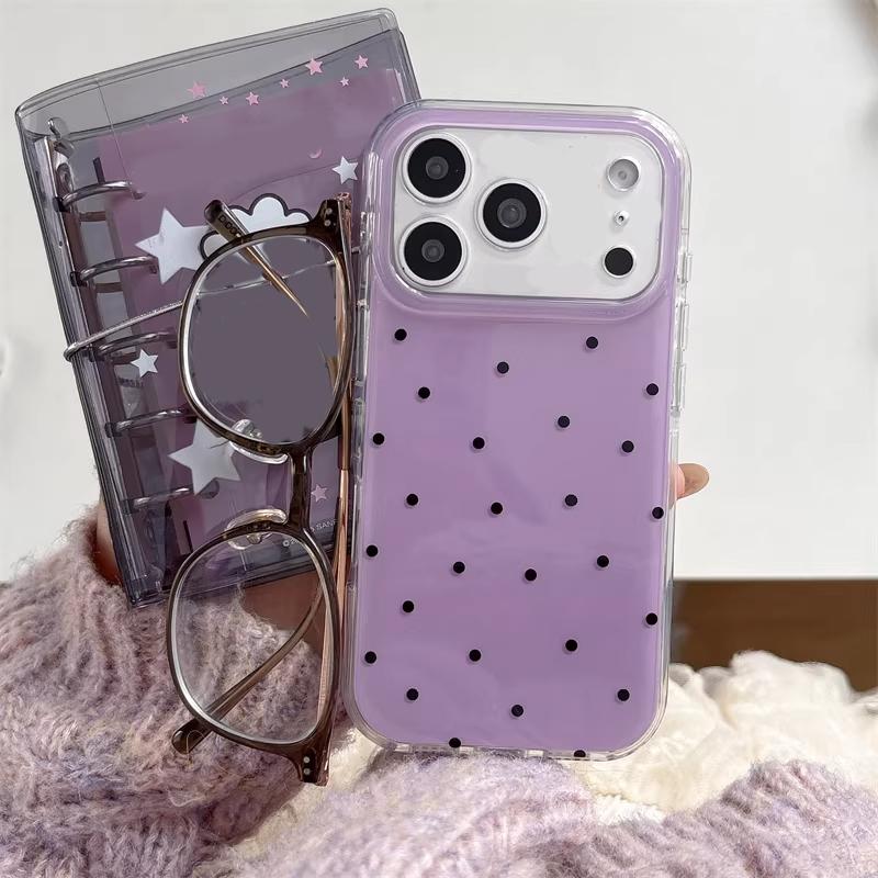 Phone Cases Purple - Custodia per telefono coreana stile Ins,