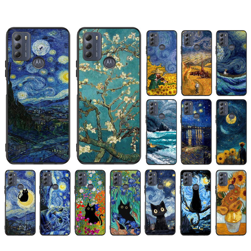 Phone Cases Aviation - Van Gogh Girasoli Gatto Cassa Del