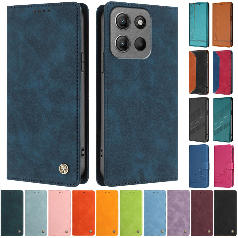 Phone Cases Moto G - Custodia a Portafoglio di Lusso G17