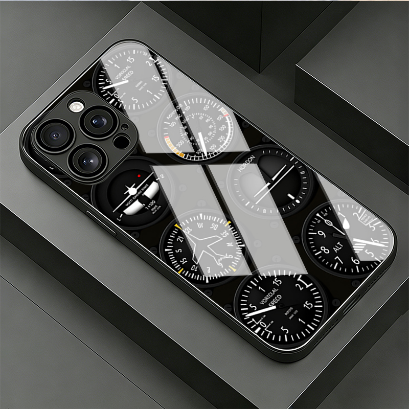 Phone Cases Aviation - Cover per iPhone in Vetro Temperato