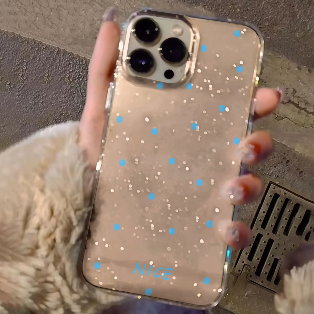 Glitter Shockproof Case - Custodia per telefono di lusso semplice