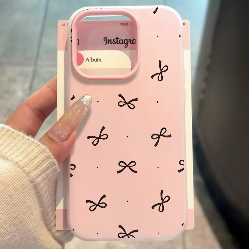 Phone Cases Cute Iphone 14 - Custodia per telefono INS con fiocco