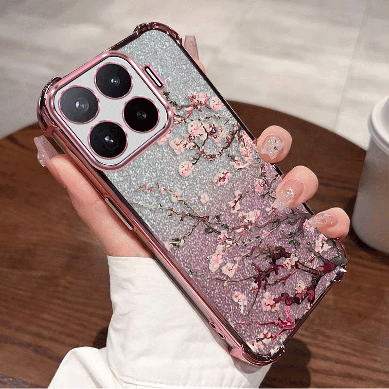 Glitter Shockproof Case - Cover protettiva con placcatura glitterata per