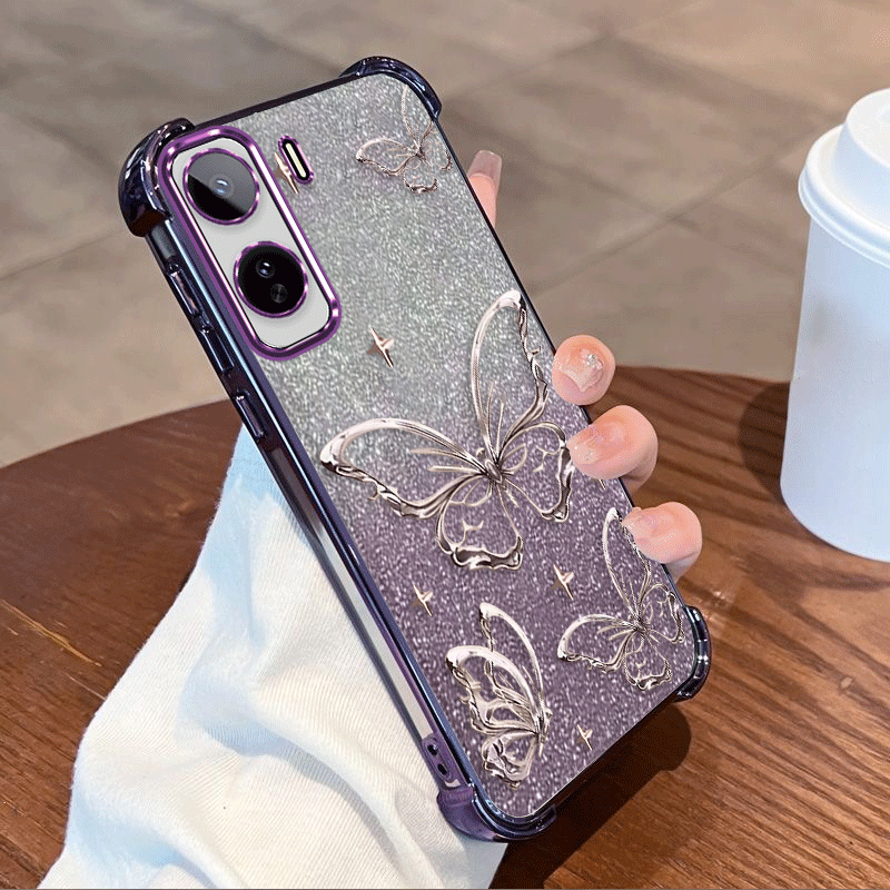 Glitter Shockproof Case - Cover con Effetto Glitter per Vivo