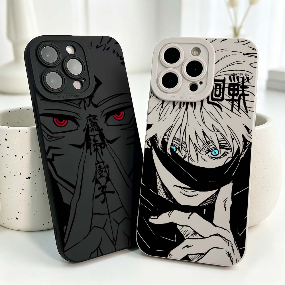 Phone Cases Xs Iphone - Cover in Silicone Anime Jujutsu Kaisen