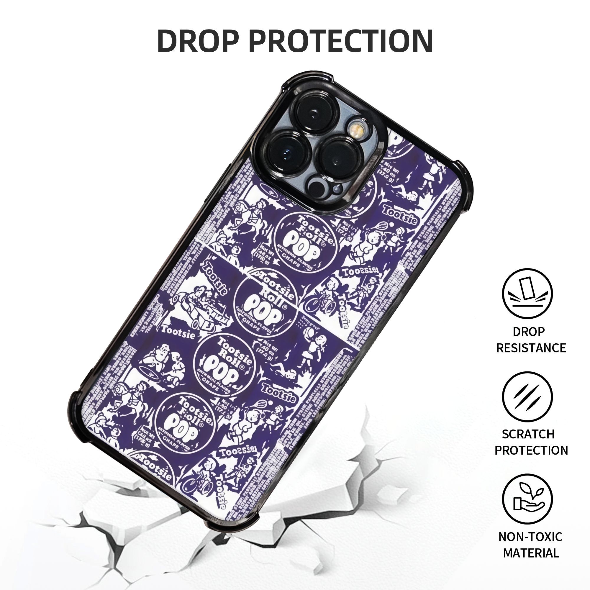 Custodia per telefono retrò vi - Phone Cases Purple recensione e prezzo