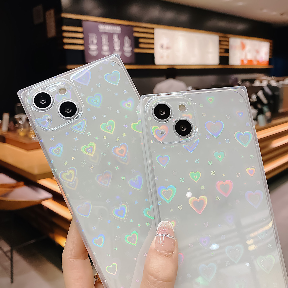 Custodia per telefono con moti - Glitter Shockproof Case recensione e prezzo