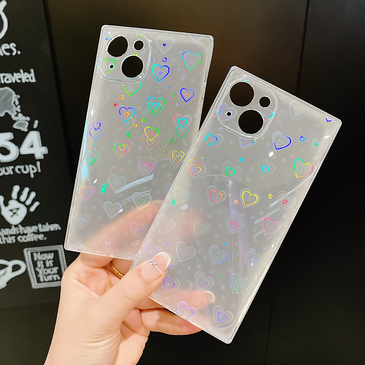 Custodia per telefono con moti - Glitter Shockproof Case recensione e prezzo