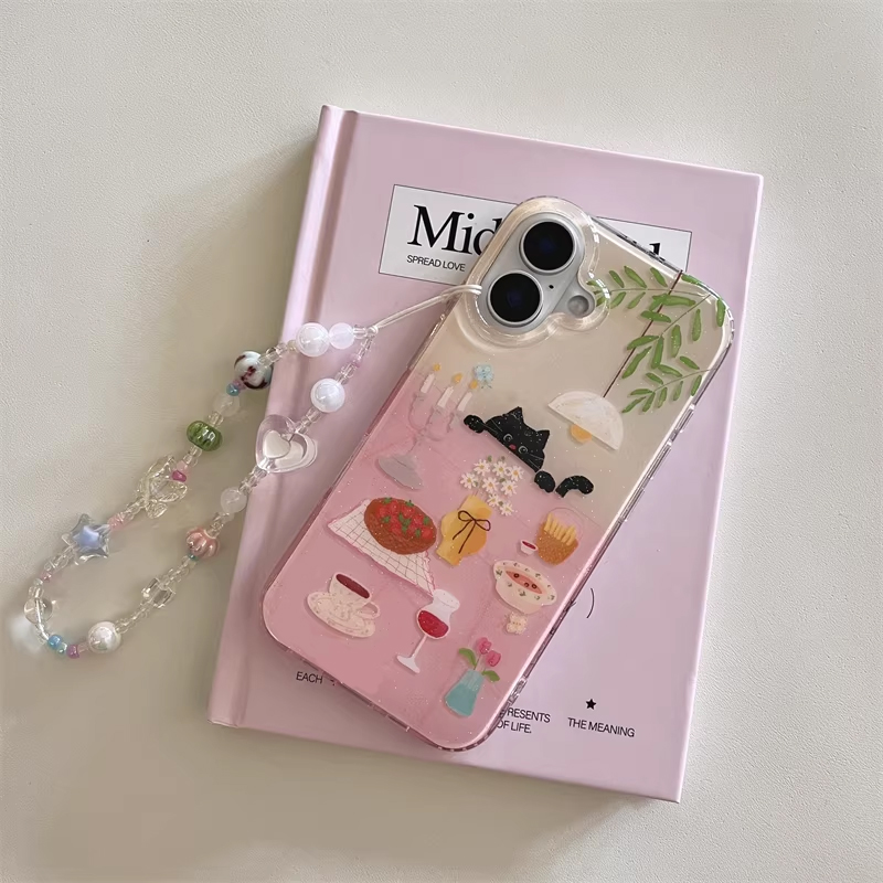 Cover Nera Creativa Y2K con Ga - Phone Cases Cool Girl recensione e prezzo