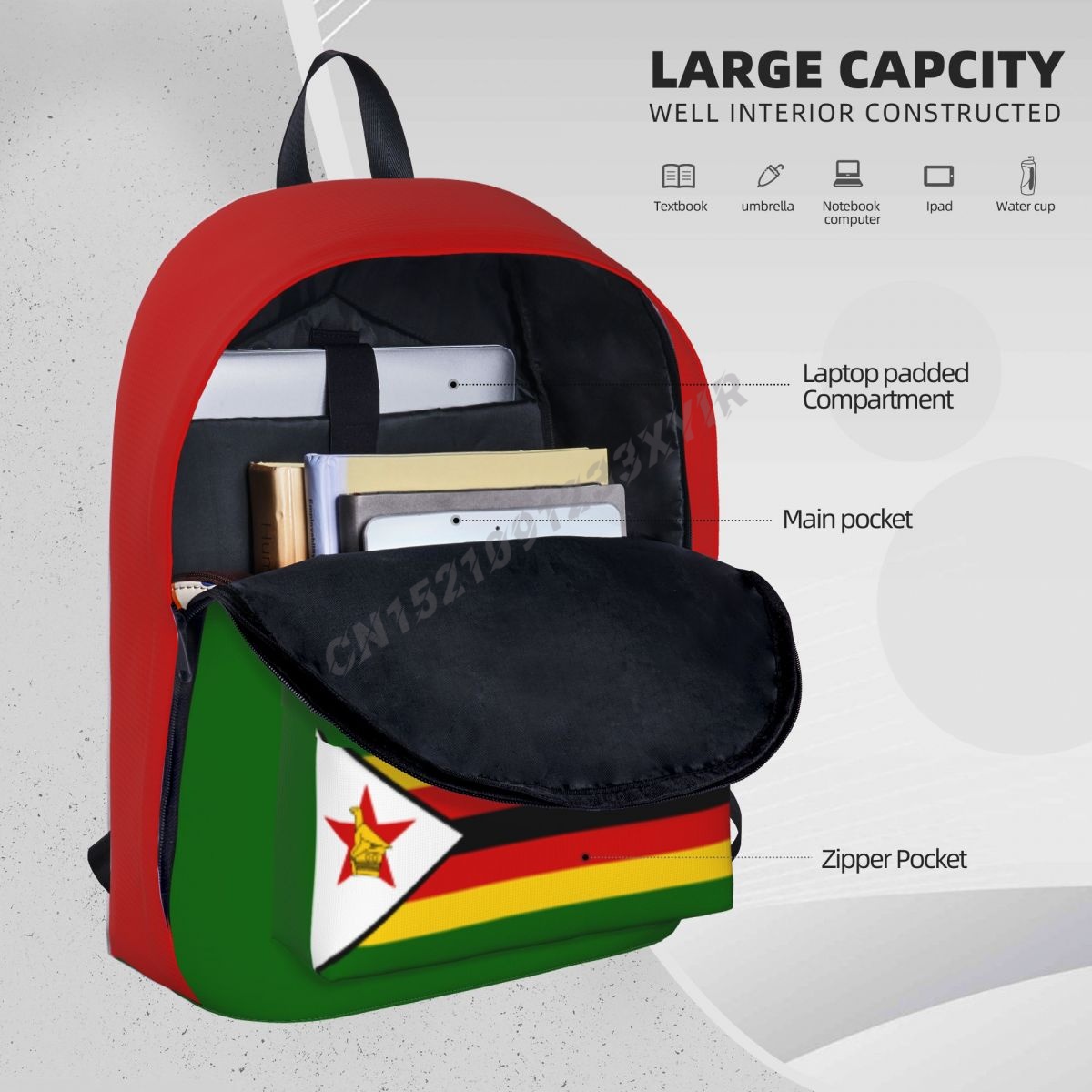Zaino unisex Bandiera dello Zi - Phone Cases Zimbabwe recensione e prezzo
