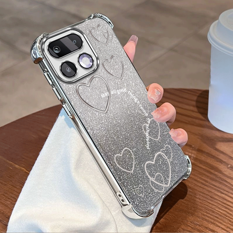 Cover protettiva con placcatur - Glitter Shockproof Case recensione e prezzo