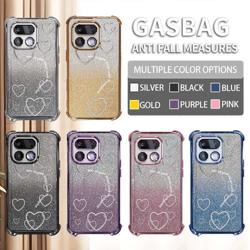 Cover protettiva con placcatur - Glitter Shockproof Case recensione e prezzo